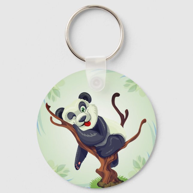 Cute Panda keychain (Front)
