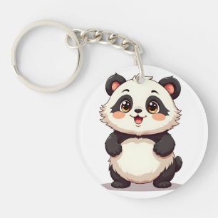 Cute Panda Keychain Adorable Panda Accessory