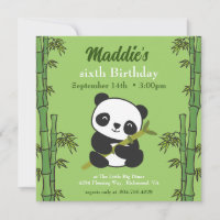 Cute Panda Kiddie Birthday Party 