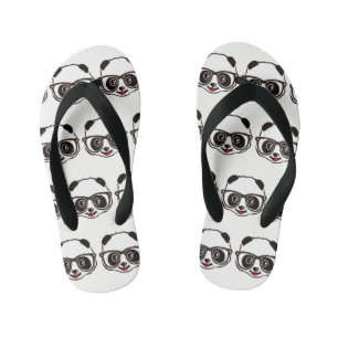 Cute Panda Kid's Thongs
