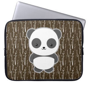 Cute Panda Laptop Sleeve