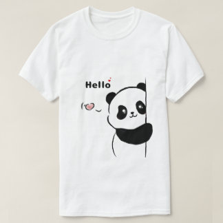 Cute Panda Look T-Shirt | Funny Animal Graphic 