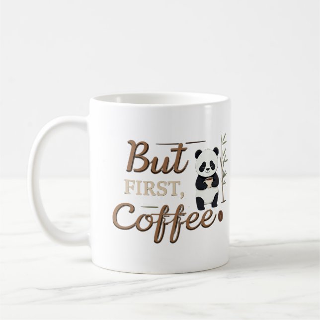 Cute Panda Lover's Coffee Mug (Left)