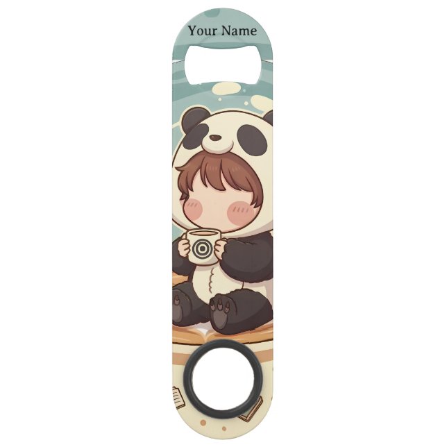 Cute Panda Magnetic Bottle Opener (Front)