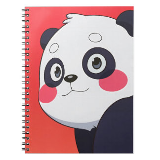 Cute Panda Notebook for Kids