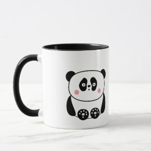 Cute panda personalised mug