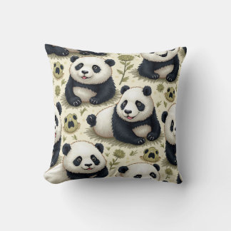 Cute Panda Pillow Cushion