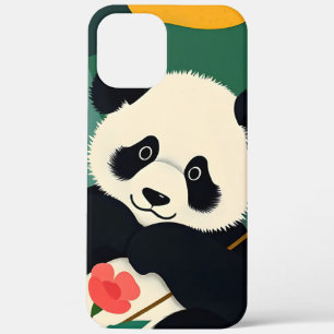 Cute Panda Print iPhone 12 Pro Max Case