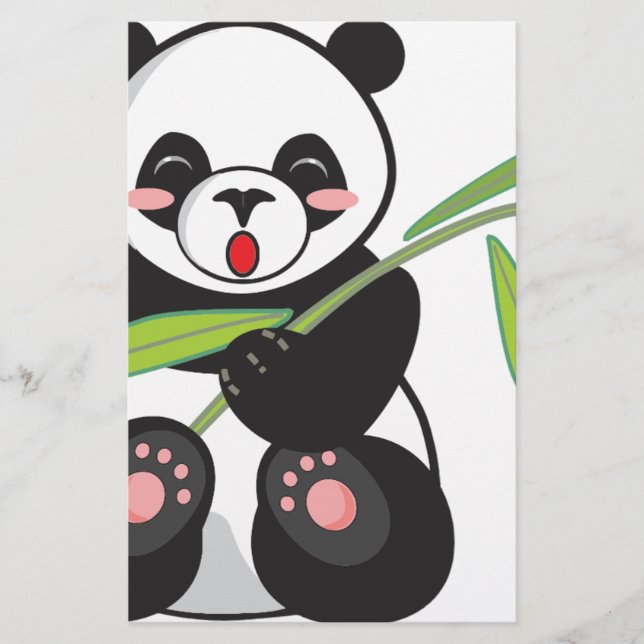 Cute Panda Stationery (Front)