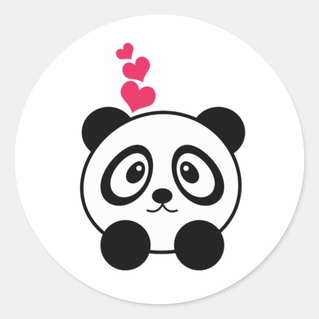 Cute Panda Stickers (Front)