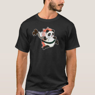 Cute Panda Sushi With Shrimp Stealing Soy Sauce Fi T-Shirt