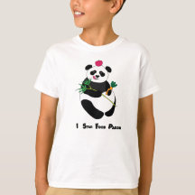 Cute Panda T-Shirt - Food Lover