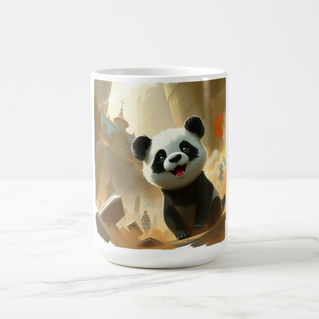 Cute Panda Vibes Coffee Mug (Center)