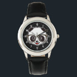 Cute Panda Watch<br><div class="desc">Never say no to cute geeky panda.</div>