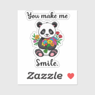 Cute Panda You Make Me Smile