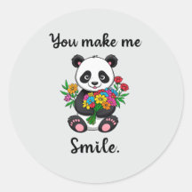 Cute Panda You Make Me Smile