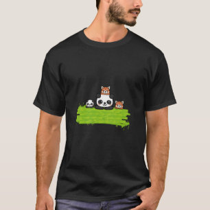 Cute Pandamonium Giant Panda T-Shirt
