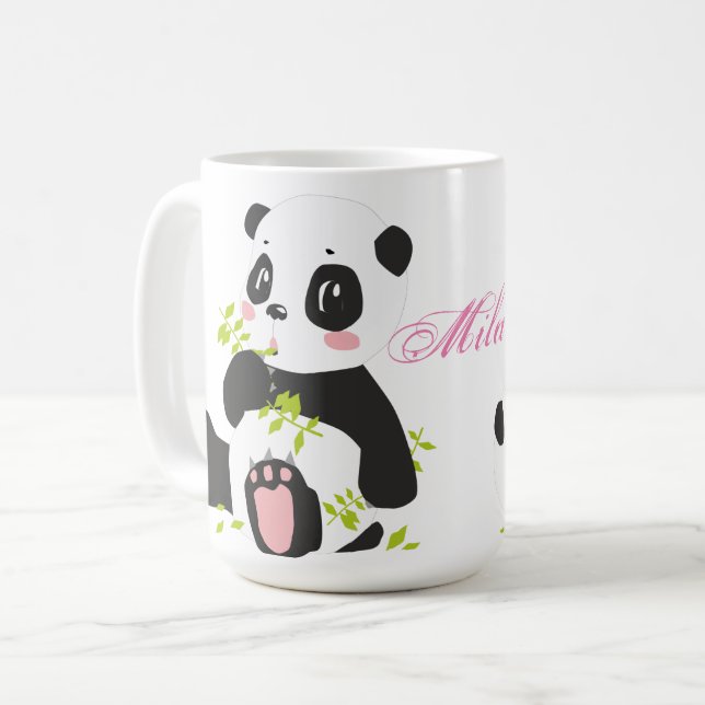 Cute pandas coffee mug (Front Left)