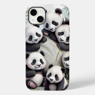 Cute Pandas Group Photo Case-Mate iPhone 14 Plus Case