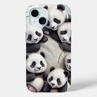 Cute Pandas Group Photo