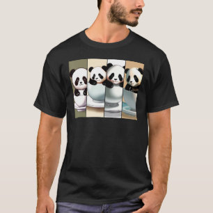 Cute Pandas in Teacups T-Shirt