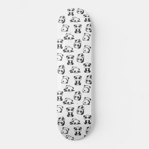 Cute Pandas Pattern  Skateboard