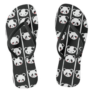 Cute pandas thongs