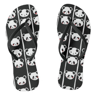 Cute pandas thongs