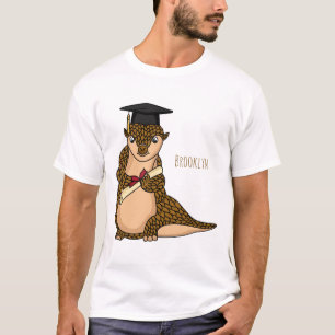 Cute pangolin graduating cartoon T-Shirt