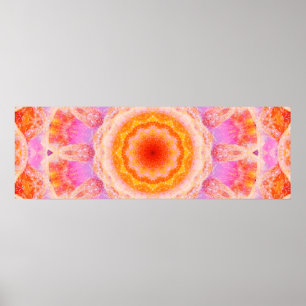 Cute Panoramic Mandala Poster