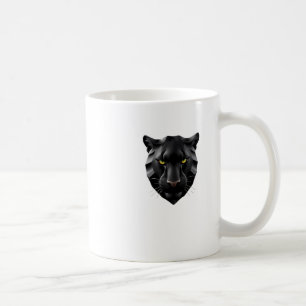 Cute Panther Hear 3d - Animals World Sticker Coffee Mug