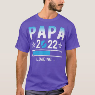 Cute Papa 2022 Loading Baby Father Pregnancy Annou T-Shirt