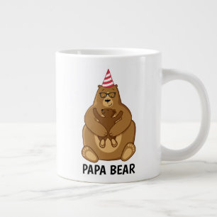 Cute Papa Bear Fathers Day Gift Speciality Mug
