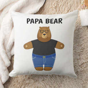 Cute Papa Bear Fathers Day Gift Speciality Mug Cushion
