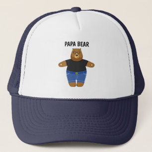 Cute Papa Bear Fathers Day Gift Speciality Mug Trucker Hat