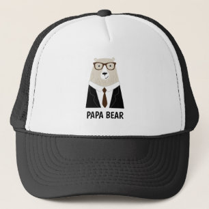 Cute Papa Bear Fathers Day Gift Speciality Mug Trucker Hat