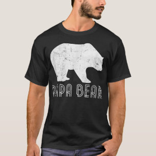 Cute Papa Bear Funny Grizzly Zoo Animal Zookeeper T-Shirt