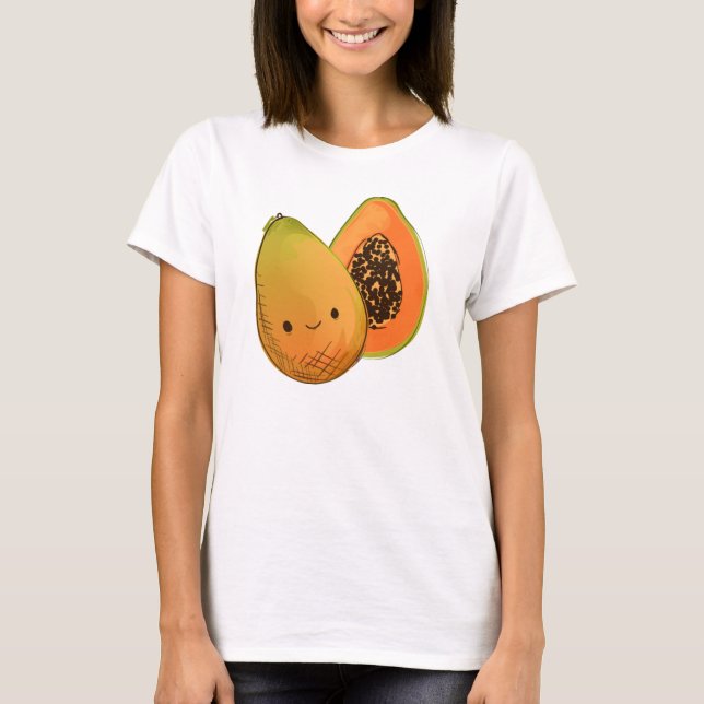 Cute Papaya T-Shirt (Front)