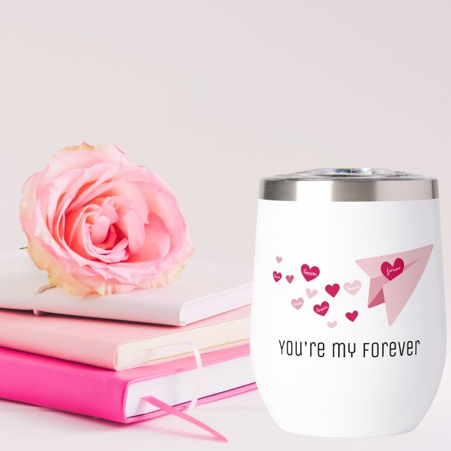 Cute Paper Aeroplane, forever heart,Valentine's Da (Creator Uploaded)