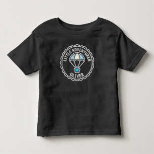 Cute Parachute & Star Little Adventurer Toddler T-Shirt