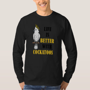 Cute Parakeet Cockatiel  Cockatoo T-Shirt