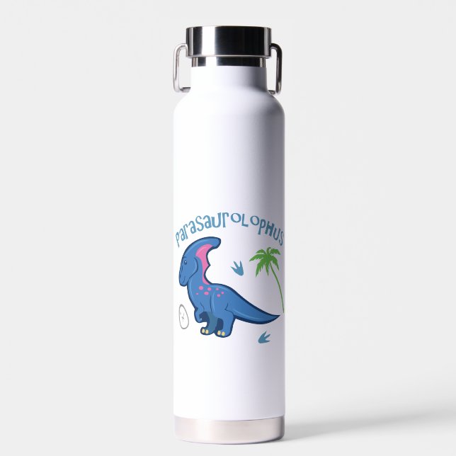Cute Parasaurolophus Water Bottle (Front)