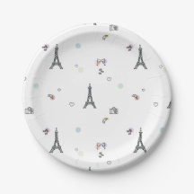 Cute Paris France Eiffel Tower Pattern