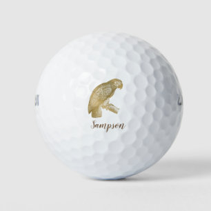 Cute Parrot Golf Balls