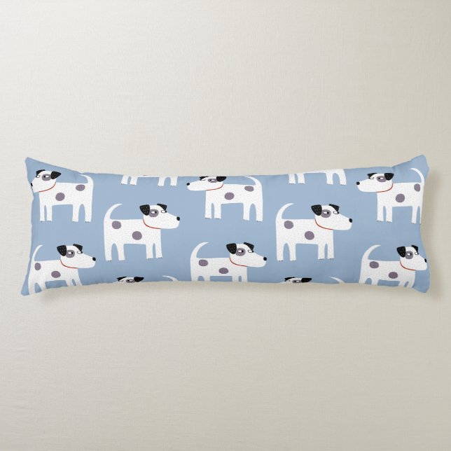 Cute Parson Jack Russell Terrier Dog Body Cushion (Front)