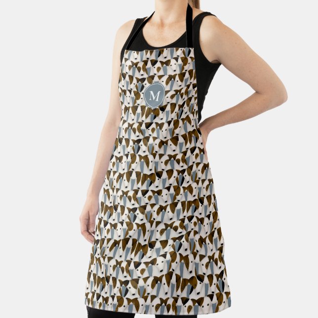 cute Parson Jack Russell Terriers dog lovers Apron (Insitu)
