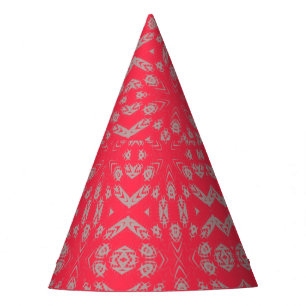 Cute Party Hat with Hot Pink Pattern