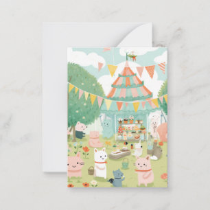 Cute party themed. Birthday Card