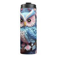 Cute Pastel 3D Owl