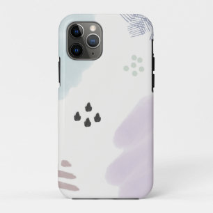 Cute Pastel Abstract Brush Stroke iPhone 11 Pro Case